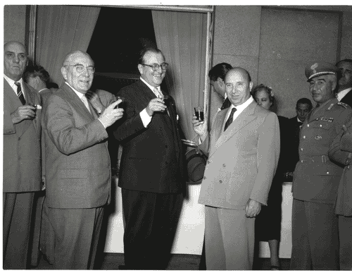 Image for X Triennale - Visita del Presidente del Consiglio dei Ministri, on. Mario Scelba - Ivan Matteo Lombardo - Virgilio Ferrari