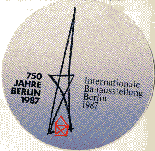 Image for Adesivo della "Internationale Bauaustellung Berlin 1987"