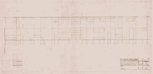 Image for Mostra degli Studi sulle Proporzioni. Area espositiva con indicazione delle vetrine e dei pannelli.