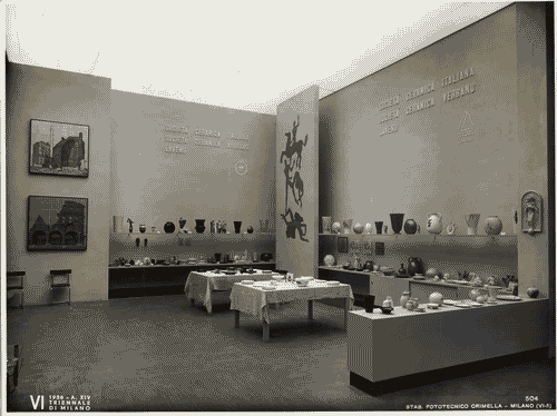 Image for VI Triennale - Galleria delle arti decorative e industriali - Allestimento della Società Ceramica italiana di Laveno