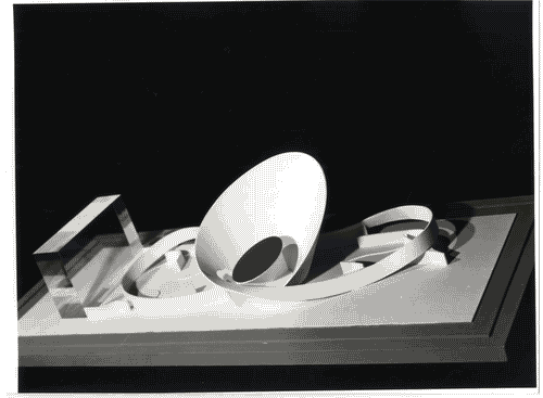 Image for Luciano Baldessari, architetto, pittore, scenografo 1896-1982 - Modello inscala del padiglione Breda alla XXX Fiera Internazionale di MIlano del 1952