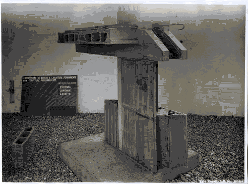 Image for VIII Triennale - Unificazione, modulazione e industrializzazione nell'edilizia - Industrializzazione nell'edilizia - Strutture composte di elementi portanti verticali e orizzontali in cemento armato