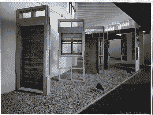 Image for VIII Triennale - Unificazione, modulazione e industrializzazione nell'edilizia - Industrializzazione nell'edilizia - Soluzioni per porte e finestre - Paolo A. Chessa - Vico Magistretti.