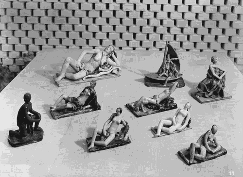 Image for VII Triennale - Mostra della ceramica - Statuette in ceramica di Dante Morozzi