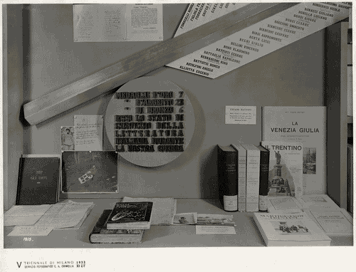 Image for V Triennale - Mostre nel parco - Padiglione della stampa - Stampa italiana contemporanea - Vetrina dei Giornalisti e scrittori caduti in guerra o per la causa fascista