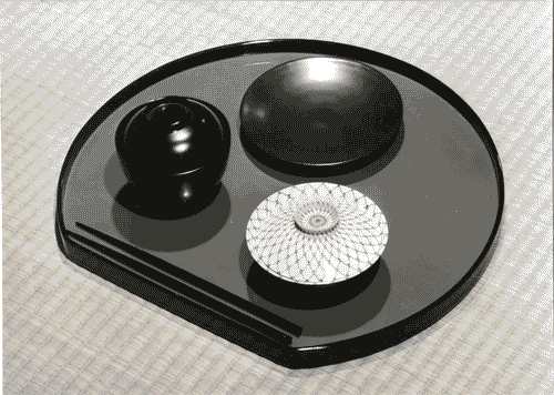 Image for Vassoio, scodelle e bastoncini in legno