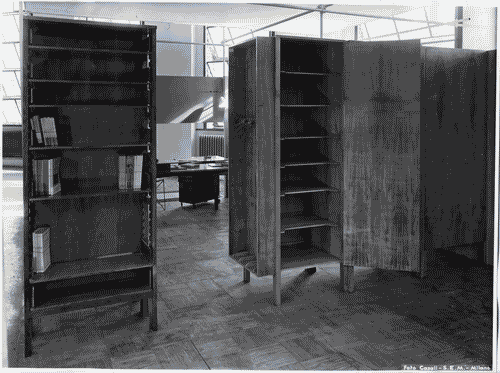 Image for VIII Triennale - Arredamento - Seconda parte. Mobili singoli composti in alloggi - Alloggio 5 - Armadio - Libreria e Armadio - Giovanni Albricci