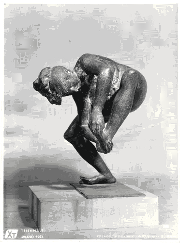 Image for X Triennale - Salone d'onore. I trent'anni della Triennale 1924-54 - Bronzetto "La spina nel piede" di Pericle Fazzini