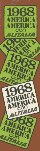 Image for Segnalibro "1968 America America con Alitalia"