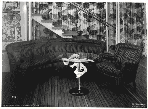 Image for IX Triennale - Arredamento e mobili isolati - Arredamenti composti - Soggiorno - Osvaldo Borsani