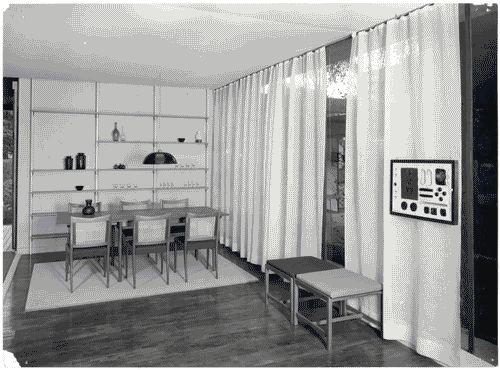 Image for Zona pranzo dell'alloggio svedese della Mostra internazionale dell'abitazione