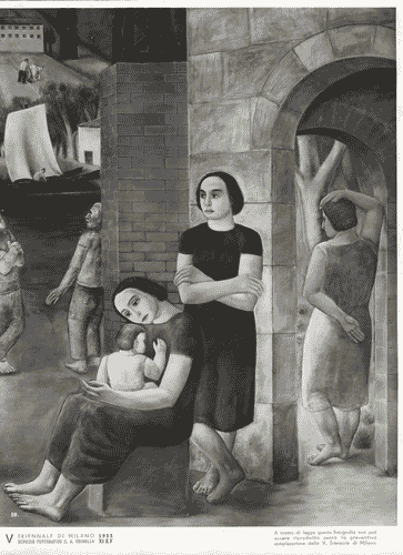 Image for V Triennale - Pittura murale "i costruttori" di Amerigo Canegrati, particolare