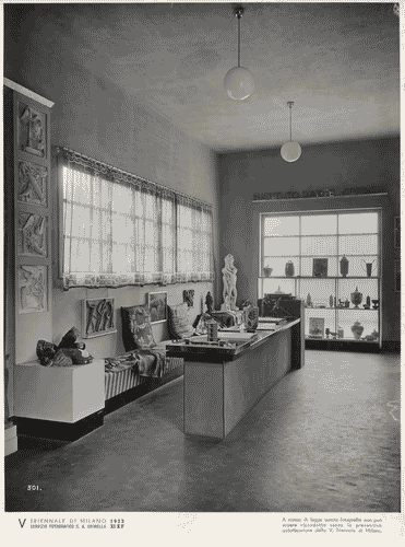 Image for V Triennale - Mostre nel parco - Padiglione delle scuole d'arte - Sala del R. Istituto d'arte di Firenze