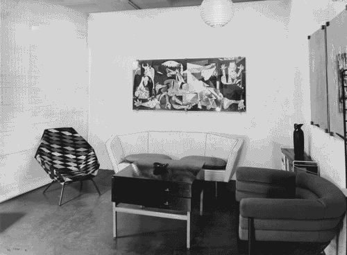 Image for X Triennale - Mostra della casa - Alloggio Borsalino n. 1 - Soggiorno - Ignazio Gardella - Marco Comolli - Luigi Radice - Enrico Taglietti