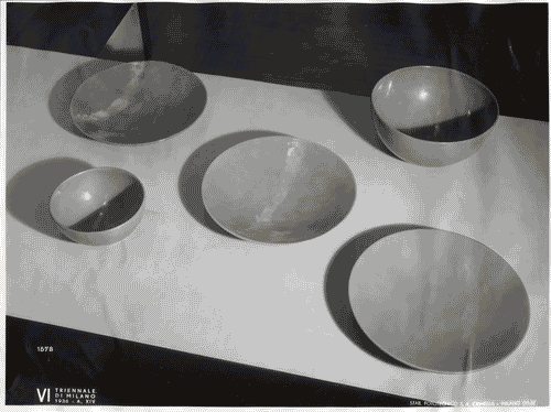 Image for VI Triennale - Galleria delle arti decorative e industriali - Coppe di ghisa smaltata