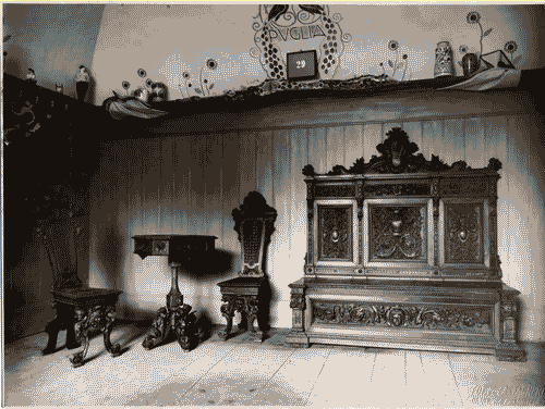 Image for II Biennale - Sezione pugliese - Mobili scolpiti della R. Scuola Artisticadi Galatina