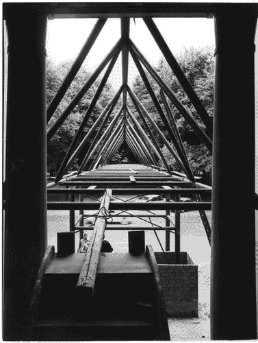 Image for XIII Triennale - Ponte in ferro e parco - Lavori di costruzione del Ponte- Aldo Rossi - Luca Meda