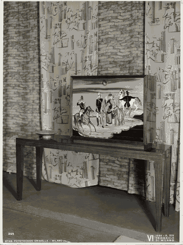 Image for VI Triennale - Sezione dell'E.N.A.P.I. - Mobili di legno - Mobiletto scrivania con intarsio