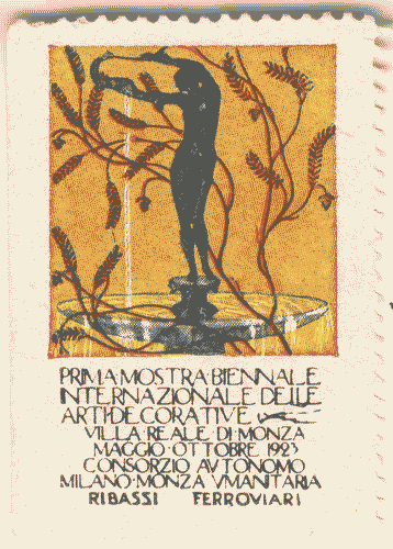 Image for Francobollo celebrativo della I Biennale di Monza