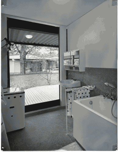 Image for XI Triennale - Parco Sempione - Mostra internazionale dell'abitazione - Alloggio francese - Bagno - Hervé de Looze