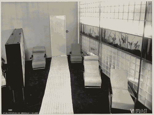 Image for VI Triennale - Mostra dell'arredamento - Sala di attesa per lo studio di un medico di Piero Bottoni e Mario Pucci