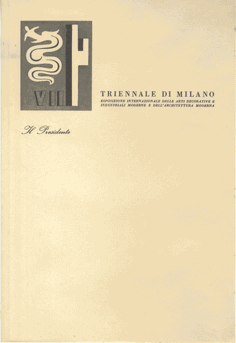 Image for Carta intestata "Il Presidente", pieghevole, con logo rivisitato di Enrico Ciuti