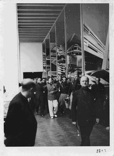 Image for V Triennale - Visita di Araldo Di Crollalanza - Gio Ponti