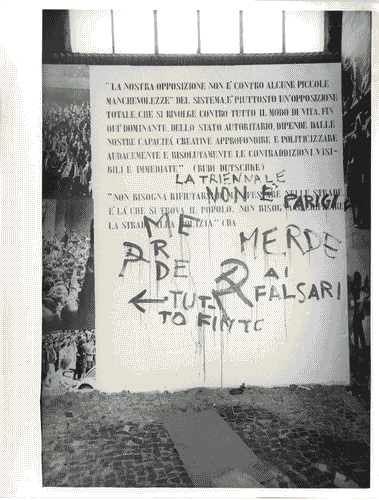 Image for XIV Triennale - Occupazione della Triennale - Palazzo dell'Arte - Mostra XIV Triennale - La protesta dei giovani