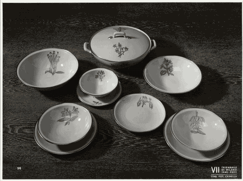 Image for VII Triennale - Mostra della ceramica - Servizio da tavola di Guido Andlovitz