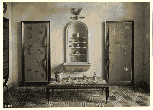 Image for IV Triennale - I Galleria dell'arredamento - Tinello per casino di caccia di Tomaso Buzzi