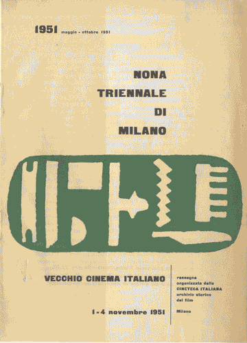 Image for Opuscolo della rassegna "Vecchio cinema italiano", 4 pagine