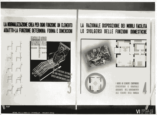 Image for Introduzione alla mostra dell'abitazione. Seconda sala: "programma dell'abitazione moderna"