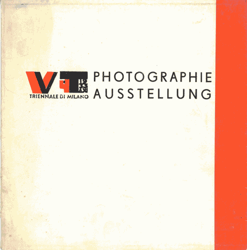 Image for Pieghevole "Photographie Ausstellung" (Mostra della fotografia), con logo di Mario Sironi in copertina e regolamento, in custodia