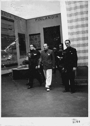 Image for V Triennale - Visita di Araldo Di Crollalanza - Giulio Barella - Gio Ponti