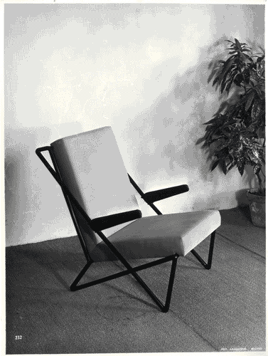 Image for IX Triennale - Abitazione - Alloggio n. 3: elementi di appartamento - Poltrona - Franco Nosengo - Nestorio Sacchi