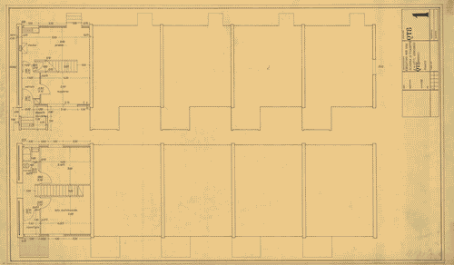 Image for Concorso nazionale casette per reduci. Schiera di 5 casette a 4 letti