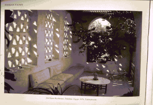 Image for XIX Triennale - Le partecipazioni internazionali - Riflessioni trasversali- Omaggio ad Hassan Fathy - Loggia della Akil Sami Resthouse a Dahshur