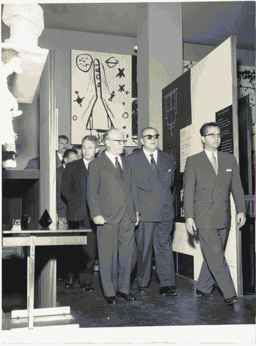 Image for XII Triennale - Visita del Presidente della Repubblica Giovanni Gronchi - Ivan Matteo Lombardo