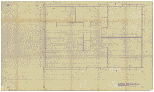 Image for Parco. Mostra della industrializzazione edilizia e della prefabbricazione industriale.Casa pre-fabbricata di esportazione