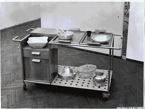 Image for VIII Triennale - Arredamento - Seconda parte. Mobili singoli composti in gruppi - Carrello - Luciano Canella