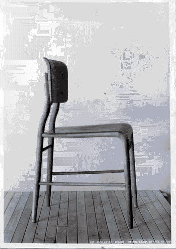 Image for VIII Triennale - Arredamento - Prima parte. Mobili singoli suddivisi per funzione - Sedia in faggio - Gabriele Mucchi