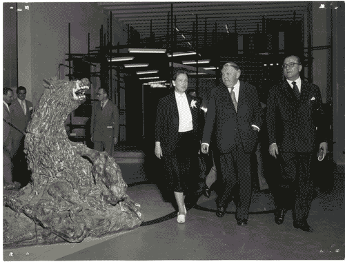 Image for X Triennale - Visita del Ministro dell'Economia della Germania Federale Ludwig Erhard - Ivan Matteo Lombardo