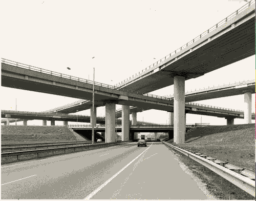 Image for XVII Triennale - Le città del mondo e il futuro delle metropoli - Partecipazioni internazionali - Sezione Olanda - L'Aia - Nodo autostradale Prins Clausplein