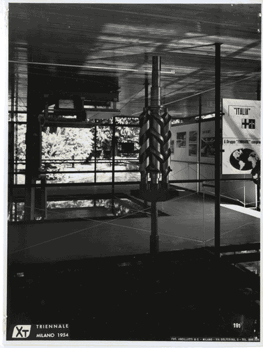 Image for X Triennale - Parco Sempione - Mostra dell'architettura in movimento - Padiglione Finmare-Finmeccanica - Renzo Zavanella - Giulio Minoletti - Mario Tevarotto