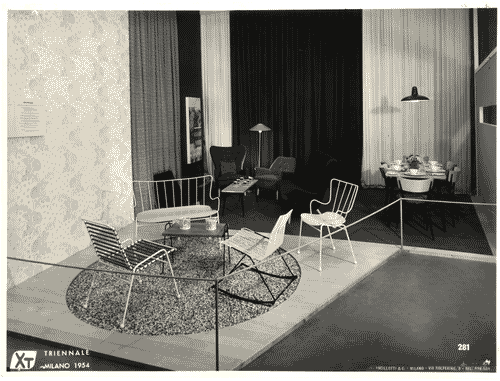 Image for X Triennale - Partecipazione inglese - Mobili da terrazzo e sala da pranzo- Ernst Race - Misha Black