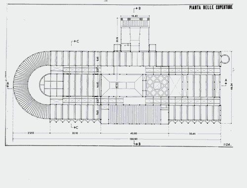 Image for Palazzo dell'Arte - Disegni di progetto - Pianta della copertura