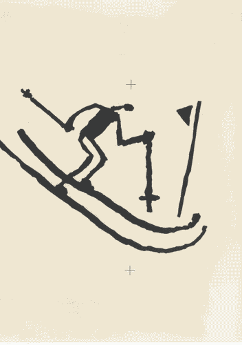 Image for XVIII Triennale - Partecipazioni internazionali - Norvegia. La rivitalizzazione delle radici culturali e delle tradizioni norvegesi - Pittogramma per le Olimpiadi invernali di Lillehammer