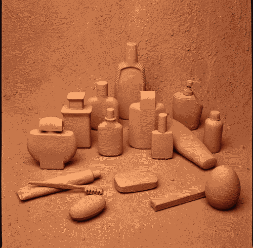 Image for XVIII Triennale - Partecipazioni internazionali - Spagna - Catalogna. Cassa contenente natura morta ancora viva - Prodotti cosmetici e d'igiene personale