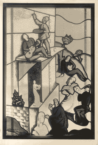 Image for Vetrata di Pietro Chiesa jr. della Domus nova