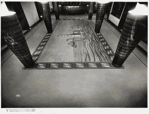 Image for V Triennale - Palazzo dell'Arte - Caffè, ristorante - Pavimento a mosaico